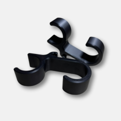 Dvojitý háček na kotvu isofix do kufru 2 ks