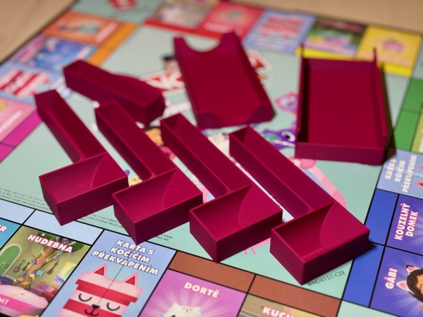 Insert organizér pro Monopoly Junior – Gábinin kouzelný domek (Gabby's Dollhouse)